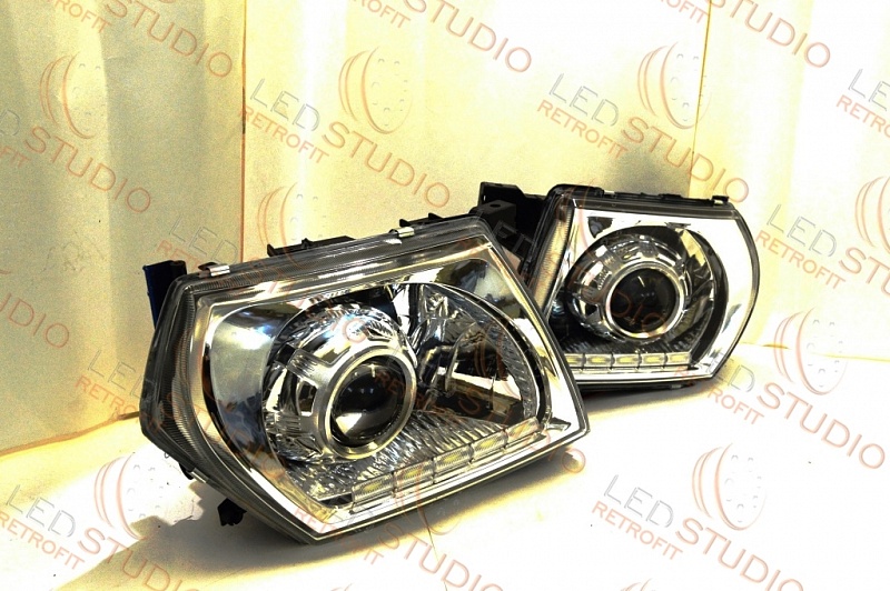 Проект биксеноновых фар Nissan Patrol GR Y61 ORBIT 99-05